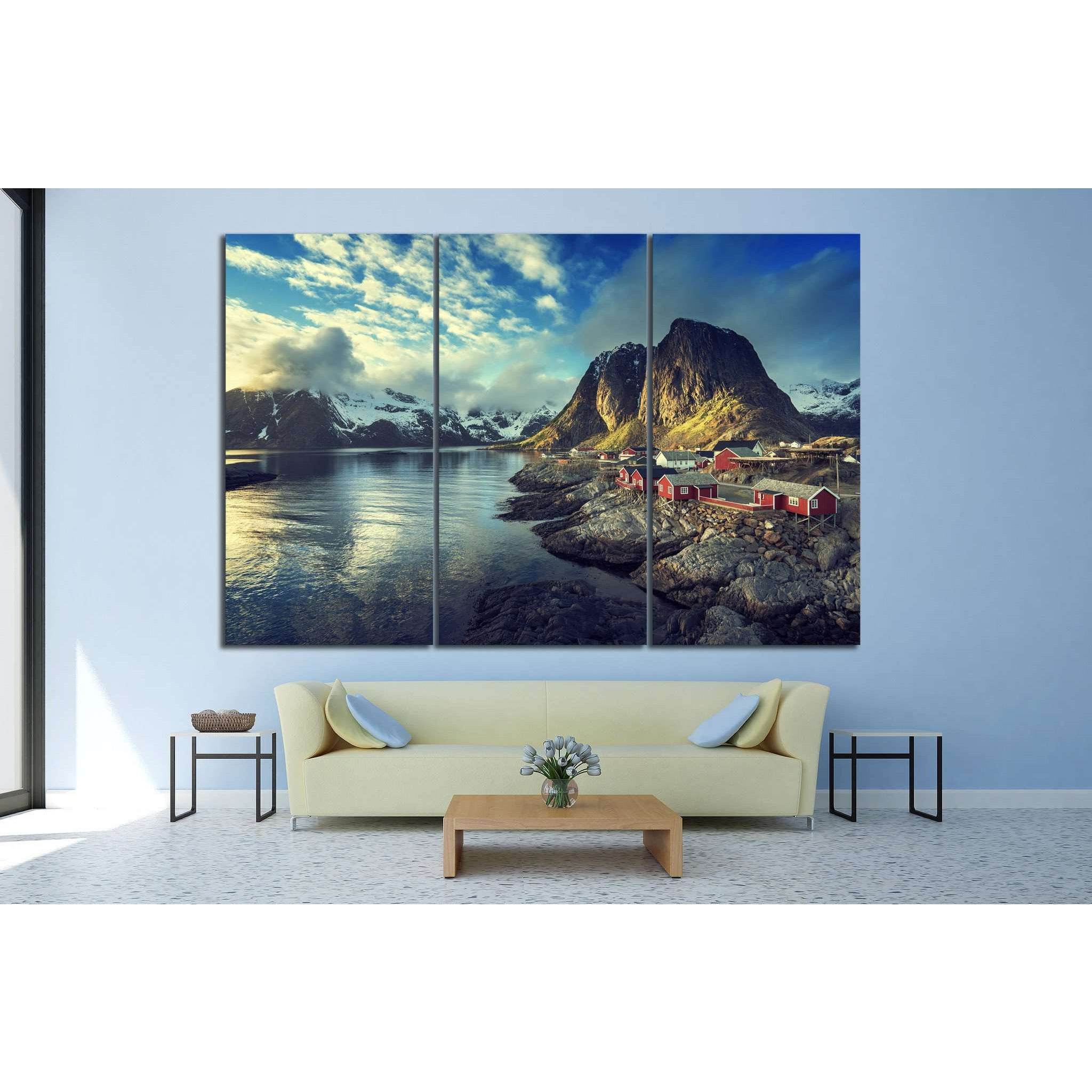 Lofoten islands, Norway №612 Ready to Hang Canvas PrintCanvas art arrives ready to hang, with hanging accessories included and no additional framing required. Every canvas print is hand-crafted, made on-demand at our workshop and expertly stretched around