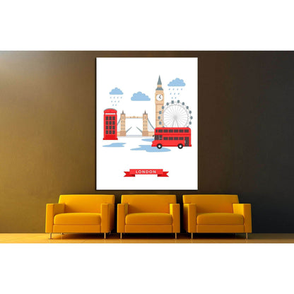 London №4531 Ready to Hang Canvas PrintCanvas art arrives ready to hang, with hanging accessories included and no additional framing required. Every canvas print is hand-crafted, made on-demand at our workshop and expertly stretched around 100% North Amer