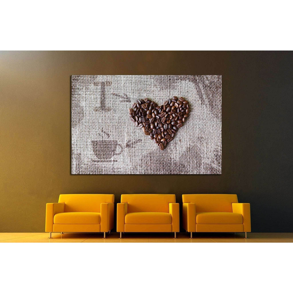 love coffee, coffee beans heart shape background №1915 Ready to Hang Canvas PrintCanvas art arrives ready to hang, with hanging accessories included and no additional framing required. Every canvas print is hand-crafted, made on-demand at our workshop and