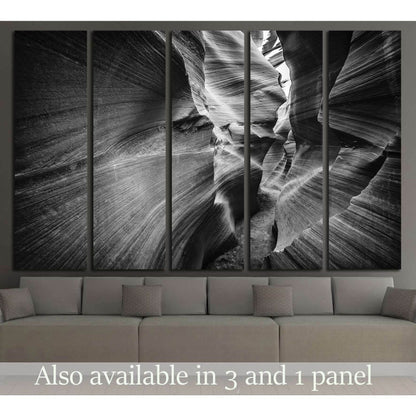 Lower Antelope Canyon in black and white №2861 Ready to Hang Canvas PrintCanvas art arrives ready to hang, with hanging accessories included and no additional framing required. Every canvas print is hand-crafted, made on-demand at our workshop and expertl