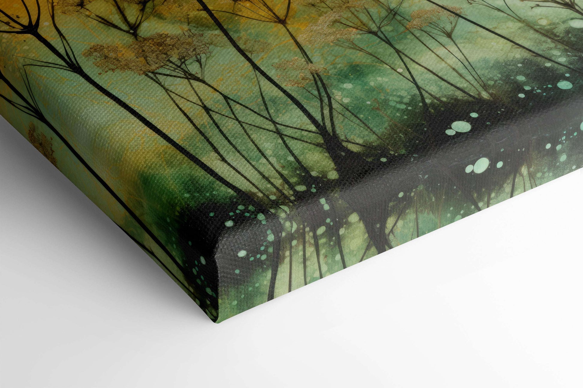 Luminous Landscape with Delicate Flowers - Canvas Print - Artoholica Ready to Hang Canvas Print