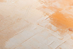 Luminous Tangerine and Brown Harmony - Canvas Print - Artoholica Ready to Hang Canvas Print