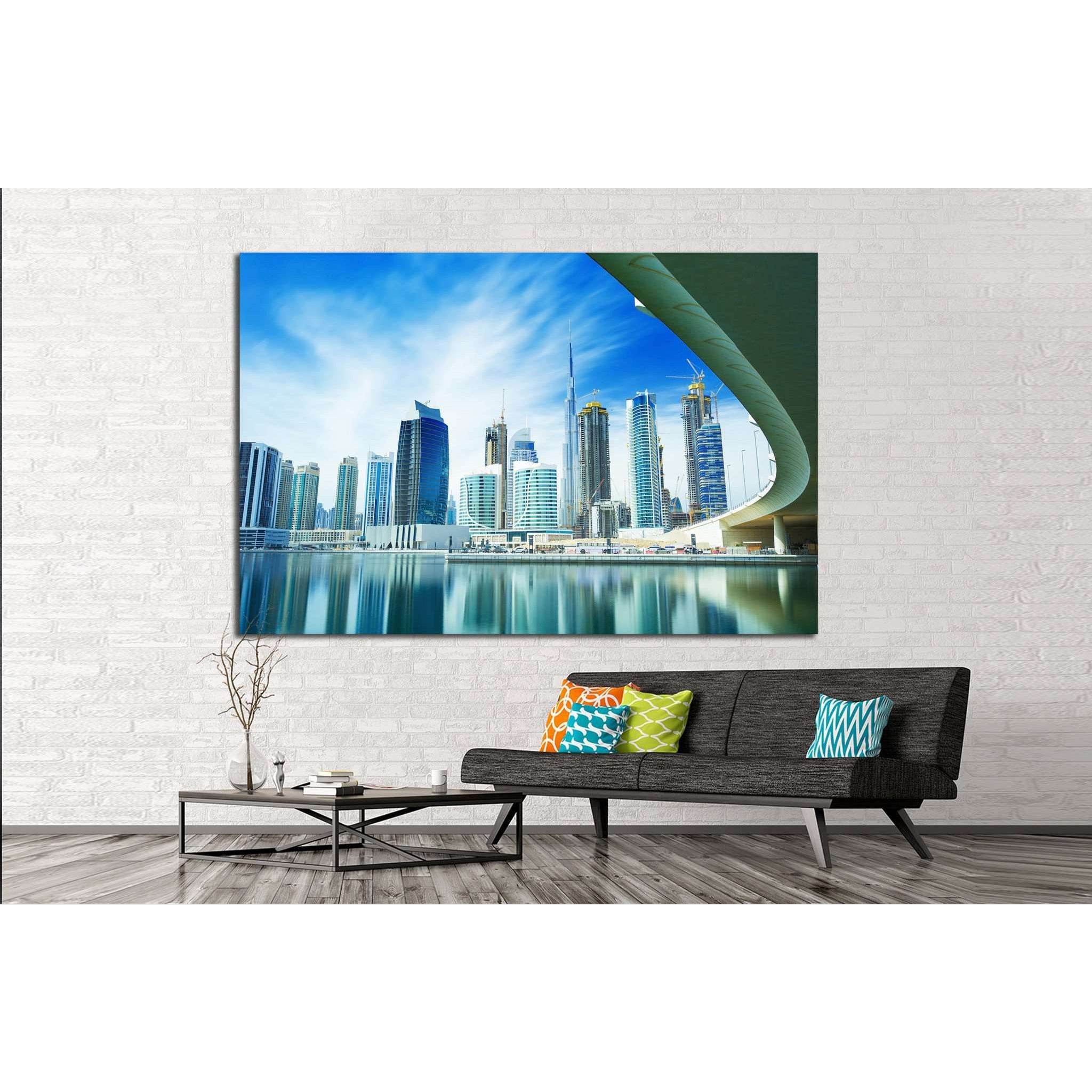 luxury center of Dubai,United Arab Emirates №1195 Ready to Hang Canvas PrintCanvas art arrives ready to hang, with hanging accessories included and no additional framing required. Every canvas print is hand-crafted, made on-demand at our workshop and expe