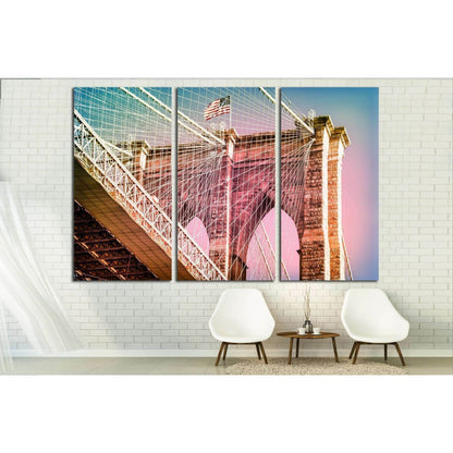 Manhattan Bridge in New York City №1572 Ready to Hang Canvas PrintCanvas art arrives ready to hang, with hanging accessories included and no additional framing required. Every canvas print is hand-crafted, made on-demand at our workshop and expertly stret