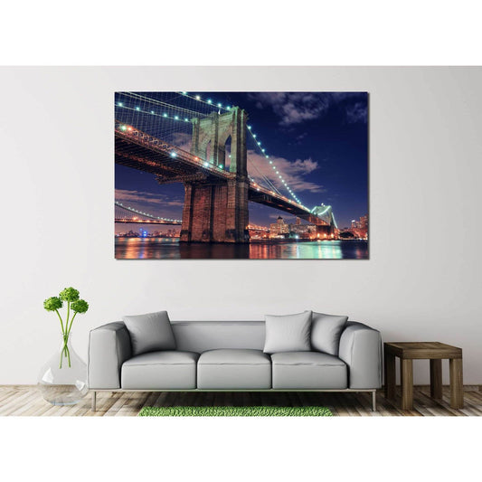 Manhattan Bridge №122 Ready to Hang Canvas PrintCanvas art arrives ready to hang, with hanging accessories included and no additional framing required. Every canvas print is hand-crafted, made on-demand at our workshop and expertly stretched around 100% N