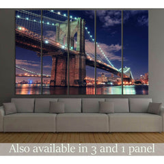 Manhattan Bridge №122 Ready to Hang Canvas PrintCanvas art arrives ready to hang, with hanging accessories included and no additional framing required. Every canvas print is hand-crafted, made on-demand at our workshop and expertly stretched around 100% N