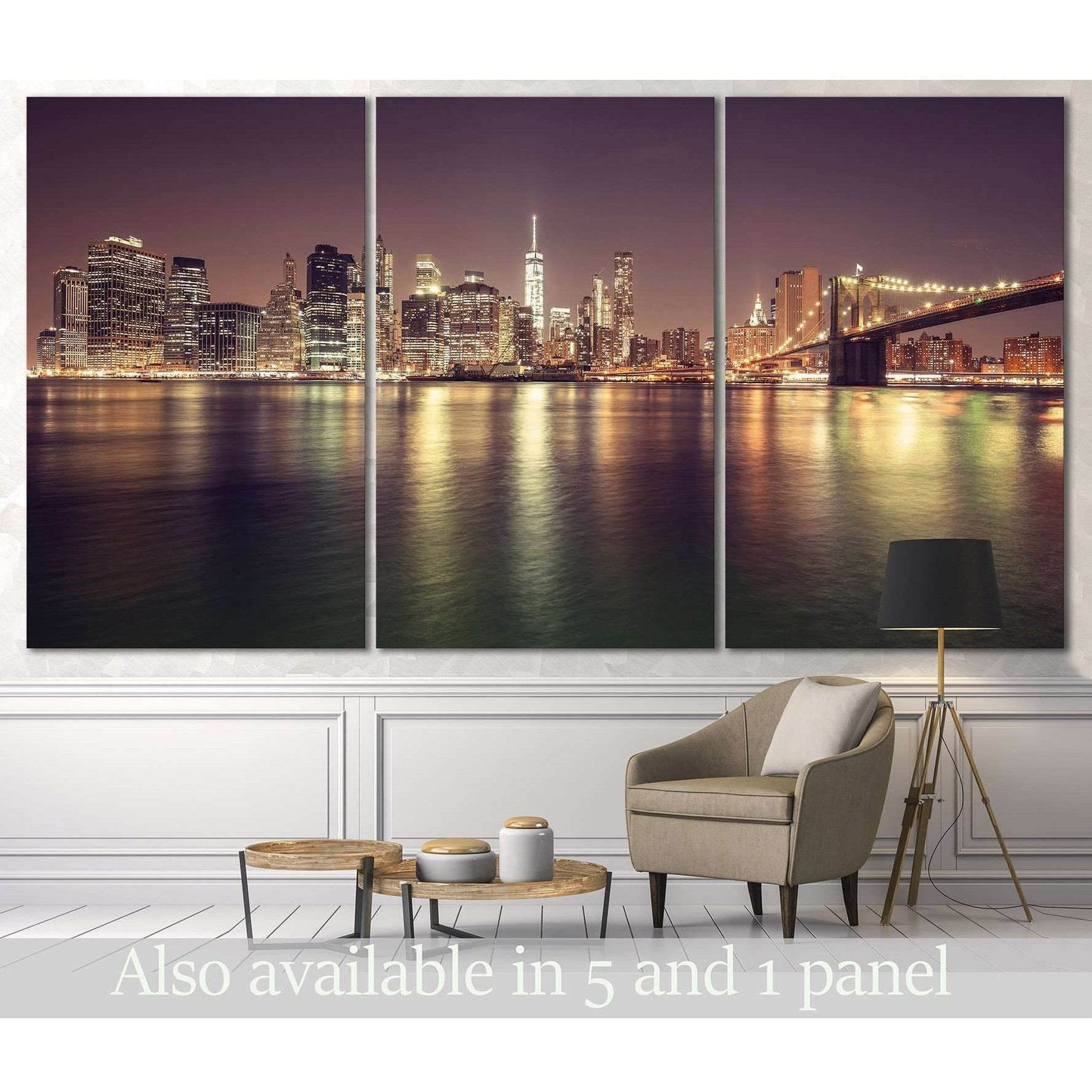 Manhattan Cityscape №3022 Ready to Hang Canvas PrintCanvas art arrives ready to hang, with hanging accessories included and no additional framing required. Every canvas print is hand-crafted, made on-demand at our workshop and expertly stretched around 10