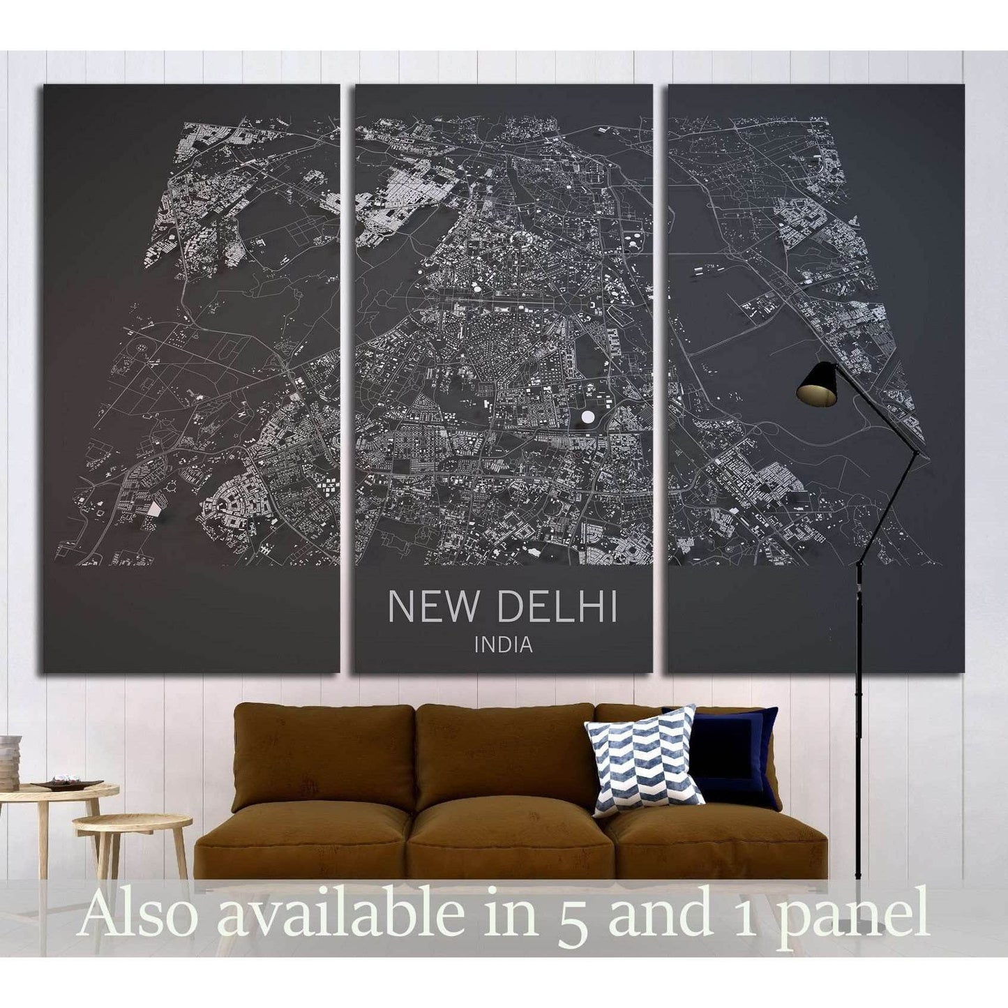 Map of New Delhi, India Canvas ArtworkDecorate your walls with a stunning New Delhi Map Canvas Art Print from the world's largest art gallery. Choose from thousands of Blueprint City Map artworks with various sizing options. Choose your perfect art print