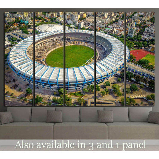 Maracana Stadium, Rio De Janeiro, Brazil №1167 Ready to Hang Canvas PrintCanvas art arrives ready to hang, with hanging accessories included and no additional framing required. Every canvas print is hand-crafted, made on-demand at our workshop and expertl