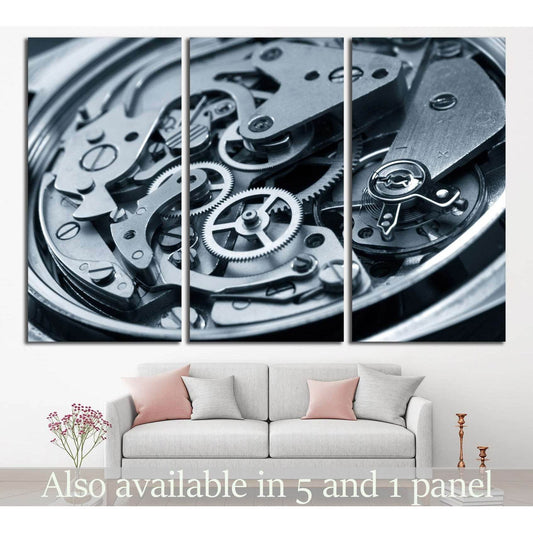 Mechanism of Clock №219 Ready to Hang Canvas PrintCanvas art arrives ready to hang, with hanging accessories included and no additional framing required. Every canvas print is hand-crafted, made on-demand at our workshop and expertly stretched around 100%