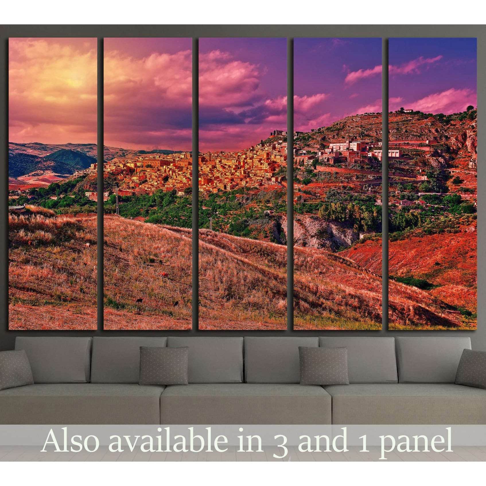 Medieval Town on the Mountain №994 Ready to Hang Canvas PrintCanvas art arrives ready to hang, with hanging accessories included and no additional framing required. Every canvas print is hand-crafted, made on-demand at our workshop and expertly stretched