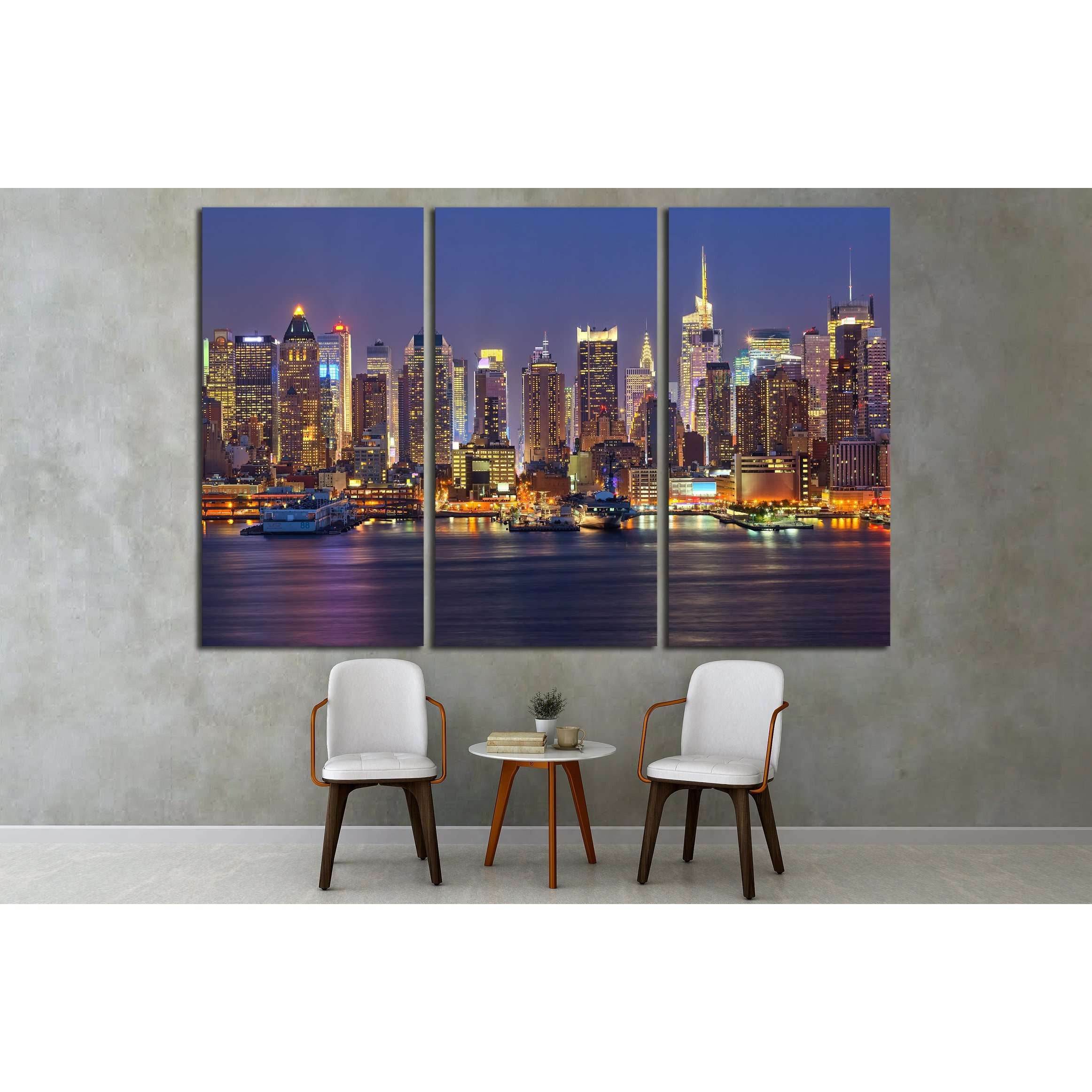 Melbourne skyline looking towards Flinders Street Station №2611 Ready to Hang Canvas PrintCanvas art arrives ready to hang, with hanging accessories included and no additional framing required. Every canvas print is hand-crafted, made on-demand at our wor
