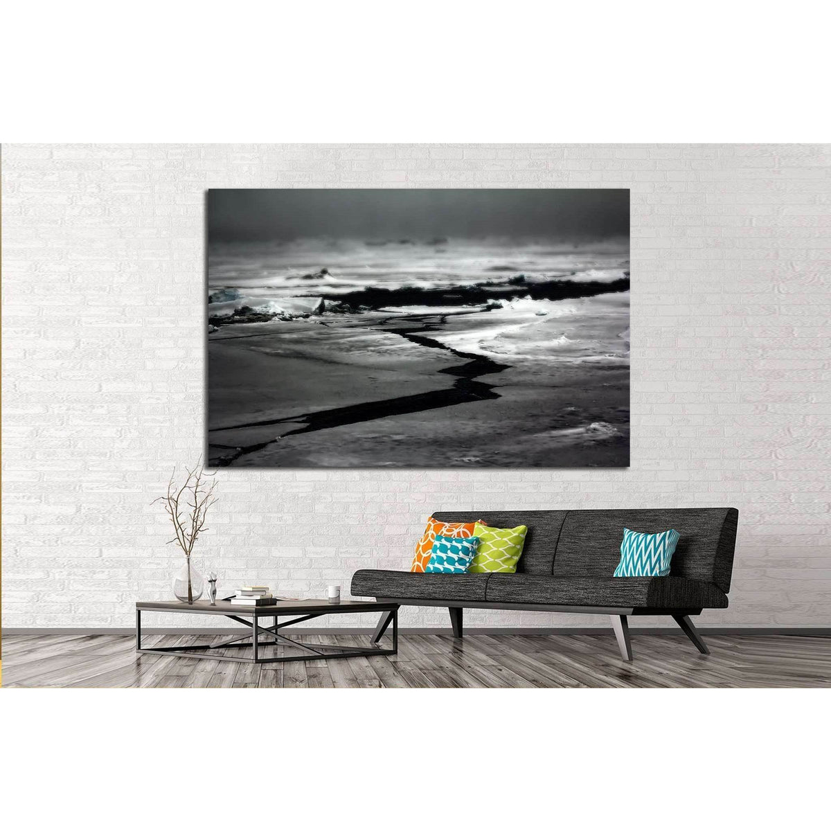 melting of the ice at the North pole №1405 Ready to Hang Canvas PrintCanvas art arrives ready to hang, with hanging accessories included and no additional framing required. Every canvas print is hand-crafted, made on-demand at our workshop and expertly st