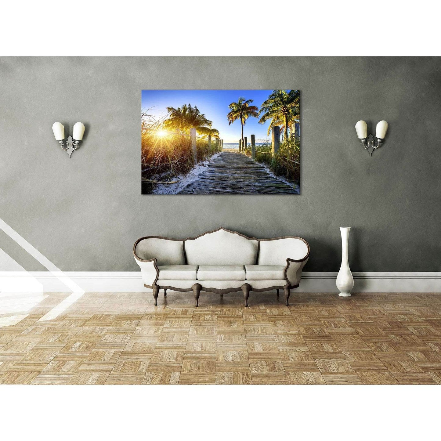 Miami Beach №626 Ready to Hang Canvas PrintCanvas art arrives ready to hang, with hanging accessories included and no additional framing required. Every canvas print is hand-crafted, made on-demand at our workshop and expertly stretched around 100% North