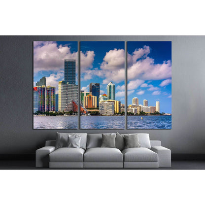 Miami Skyline from Virginia Key, Miami, Florida №1633 Ready to Hang Canvas PrintCanvas art arrives ready to hang, with hanging accessories included and no additional framing required. Every canvas print is hand-crafted, made on-demand at our workshop and