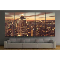 Midtown Manhattan New York skyline at night №1539 Ready to Hang Canvas PrintCanvas art arrives ready to hang, with hanging accessories included and no additional framing required. Every canvas print is hand-crafted, made on-demand at our workshop and expe