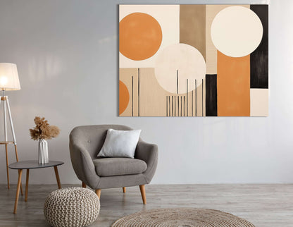 Modern Abstract Circle - Canvas Print - Artoholica Ready to Hang Canvas Print