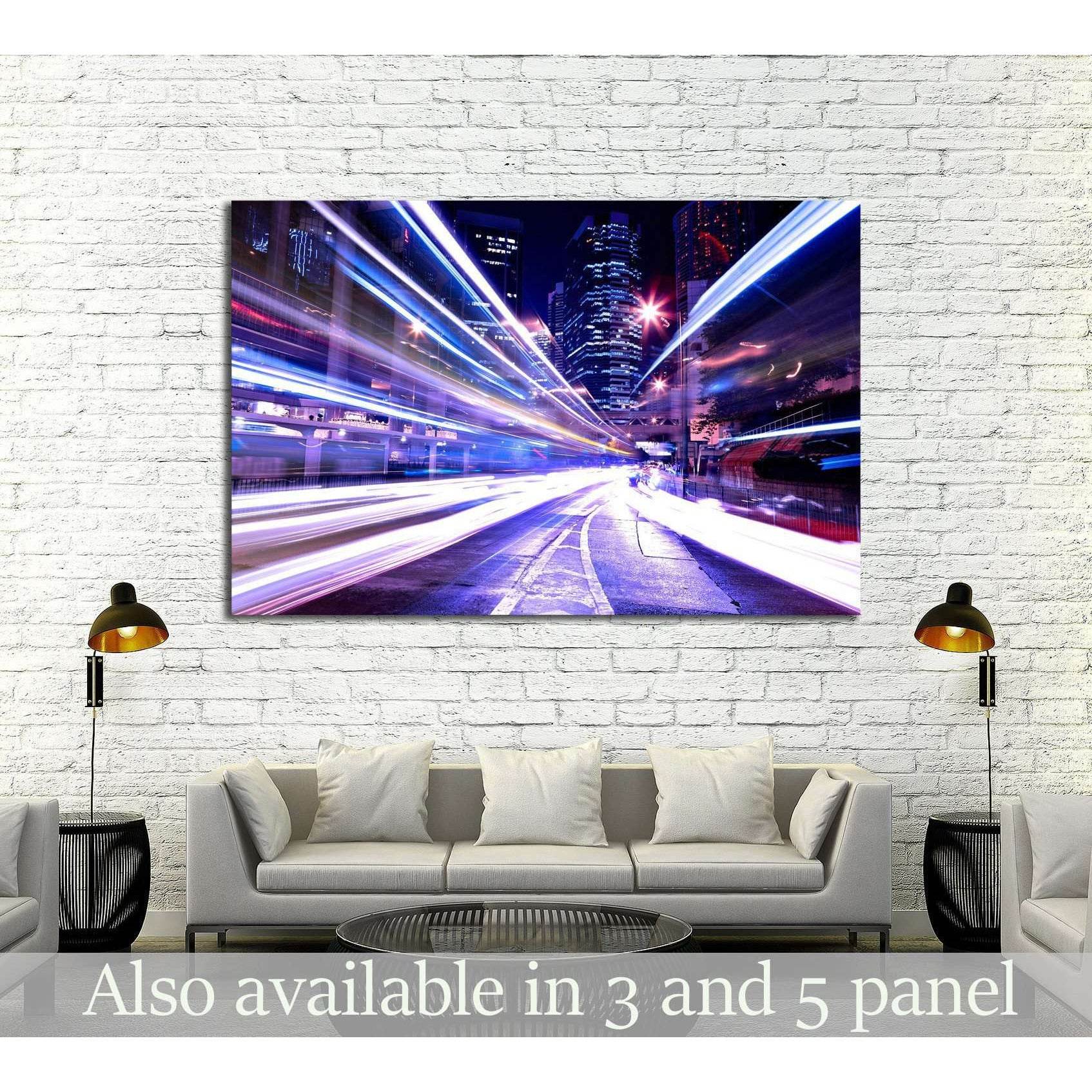 modern city at night №2289 Ready to Hang Canvas PrintCanvas art arrives ready to hang, with hanging accessories included and no additional framing required. Every canvas print is hand-crafted, made on-demand at our workshop and expertly stretched around 1