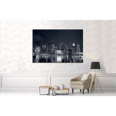 Modern city skyline with reflection on river in Singapore, Asia. №2589 Ready to Hang Canvas PrintCanvas art arrives ready to hang, with hanging accessories included and no additional framing required. Every canvas print is hand-crafted, made on-demand at