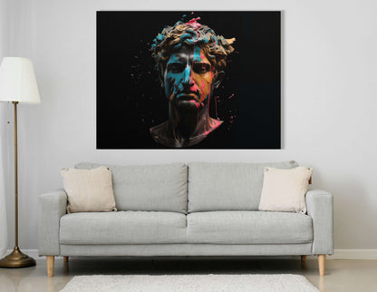 Modern Interpretation of Classical Sculpture - Canvas Print - Artoholica Ready to Hang Canvas Print