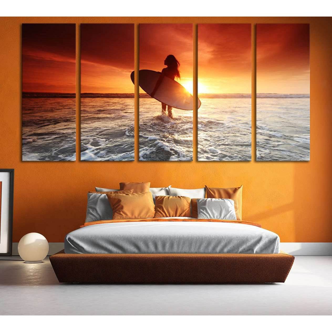 Modern Sunset №654 Ready to Hang Canvas PrintCanvas art arrives ready to hang, with hanging accessories included and no additional framing required. Every canvas print is hand-crafted, made on-demand at our workshop and expertly stretched around 100% Nort