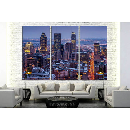 Montreal City №2039 Ready to Hang Canvas PrintCanvas art arrives ready to hang, with hanging accessories included and no additional framing required. Every canvas print is hand-crafted, made on-demand at our workshop and expertly stretched around 100% Nor