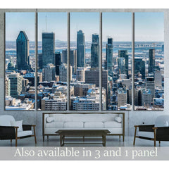 Montreal Skyline from Kondiaronk Belvedere Mont-Royal in Winter №2025 Ready to Hang Canvas PrintCanvas art arrives ready to hang, with hanging accessories included and no additional framing required. Every canvas print is hand-crafted, made on-demand at o