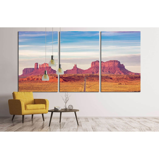 Monument Valley at sunrise №3082 Ready to Hang Canvas PrintCanvas art arrives ready to hang, with hanging accessories included and no additional framing required. Every canvas print is hand-crafted, made on-demand at our workshop and expertly stretched ar