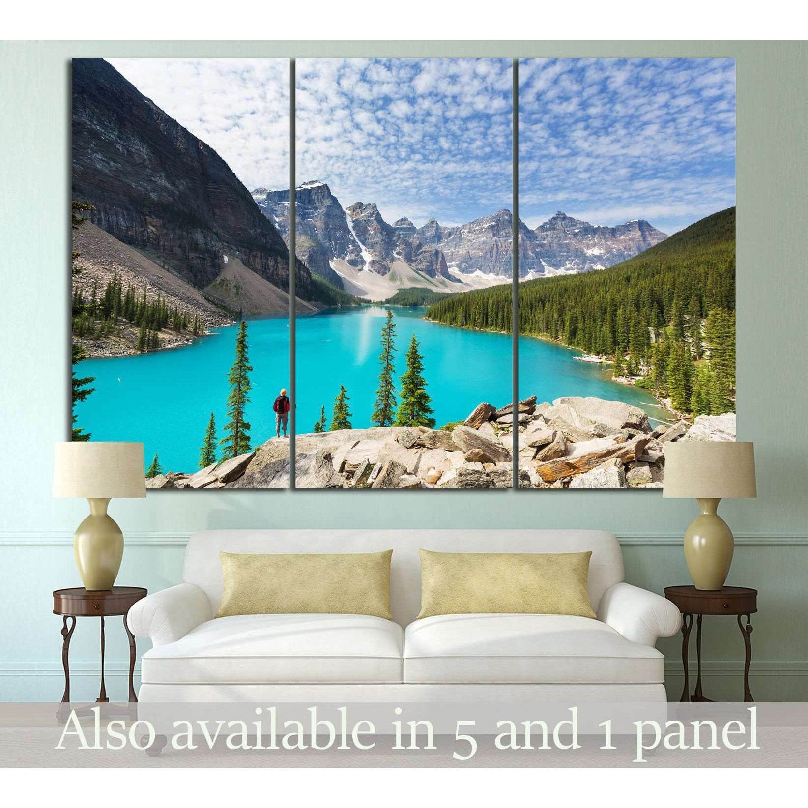 Moraine lake, Canada №594 Ready to Hang Canvas PrintCanvas art arrives ready to hang, with hanging accessories included and no additional framing required. Every canvas print is hand-crafted, made on-demand at our workshop and expertly stretched around 10