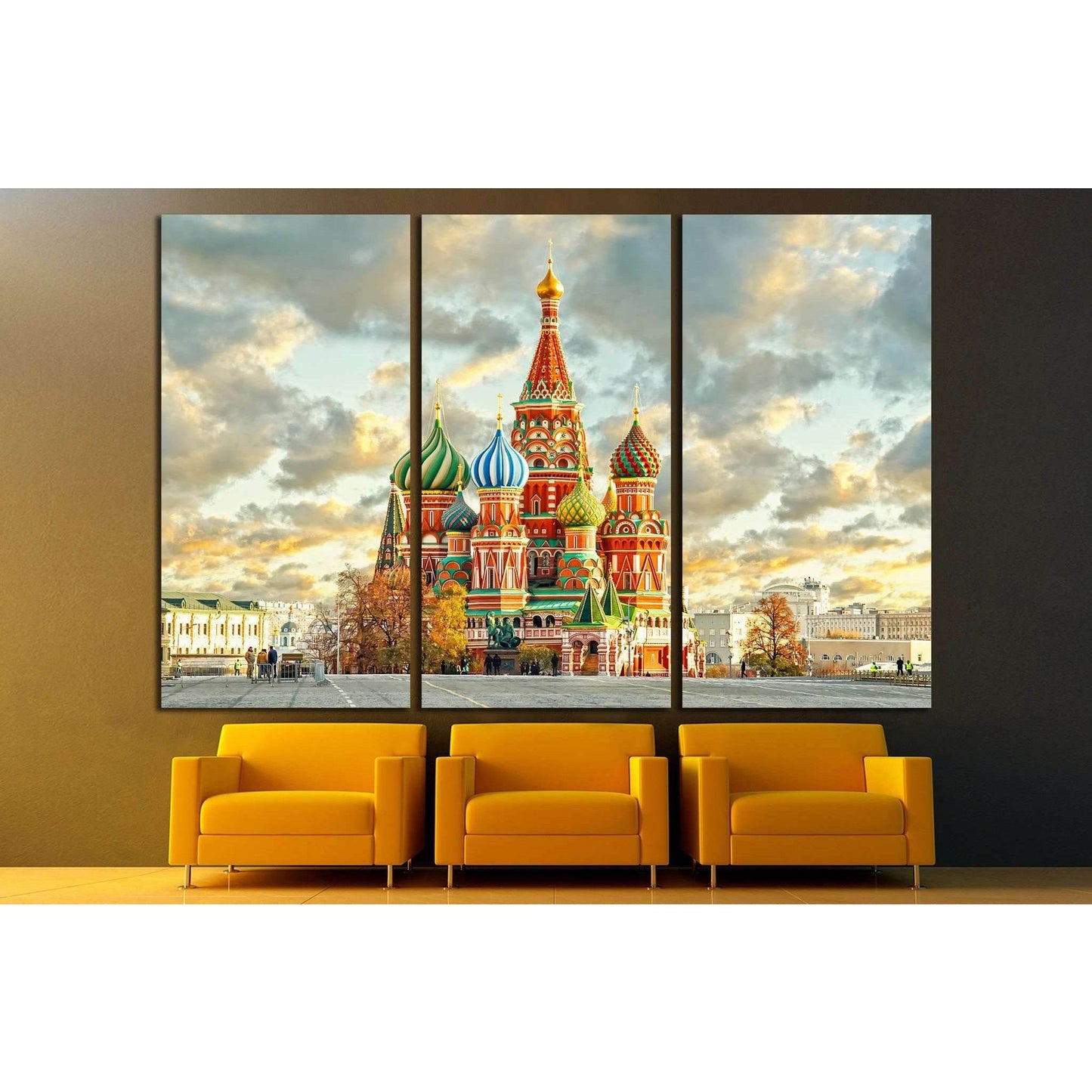 Moscow,Russia,Red square,view of St. Basil's Cathedral №1521 Ready to Hang Canvas PrintCanvas art arrives ready to hang, with hanging accessories included and no additional framing required. Every canvas print is hand-crafted, made on-demand at our worksh