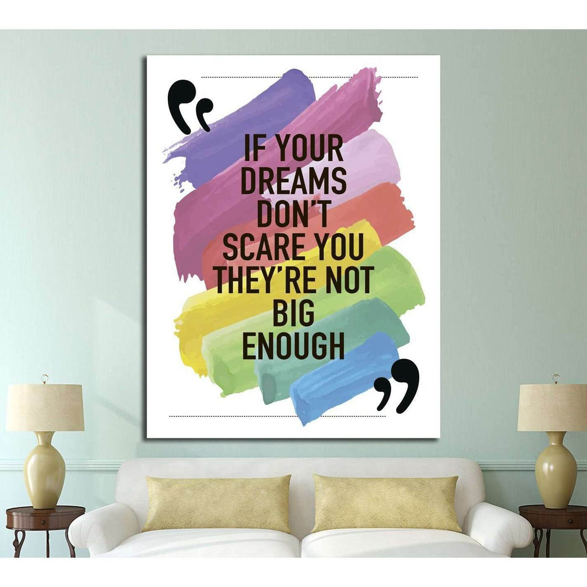 Motivational quote concept illustration background №4605 Ready to Hang Canvas PrintCanvas art arrives ready to hang, with hanging accessories included and no additional framing required. Every canvas print is hand-crafted, made on-demand at our workshop a
