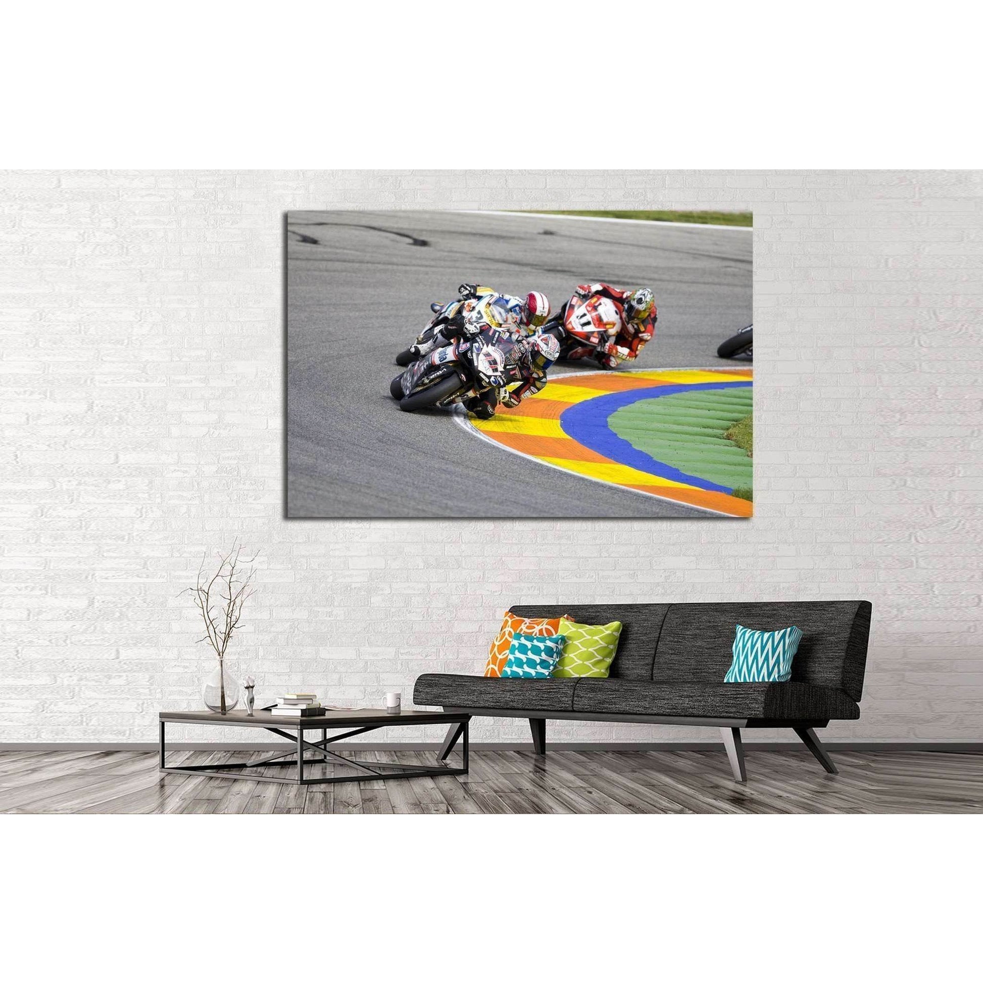 Moto GP Riders №162 Ready to Hang Canvas PrintCanvas art arrives ready to hang, with hanging accessories included and no additional framing required. Every canvas print is hand-crafted, made on-demand at our workshop and expertly stretched around 100% Nor