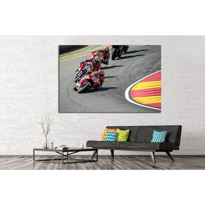 Moto GP Riders №164 Ready to Hang Canvas PrintCanvas art arrives ready to hang, with hanging accessories included and no additional framing required. Every canvas print is hand-crafted, made on-demand at our workshop and expertly stretched around 100% Nor