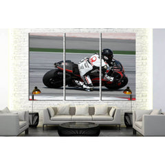 MotoGP rider Loris Capirossi of the Pramac Racing Team №2473 Ready to Hang Canvas PrintCanvas art arrives ready to hang, with hanging accessories included and no additional framing required. Every canvas print is hand-crafted, made on-demand at our worksh