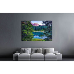 Mountain lake forest reflection landscape №2911 Ready to Hang Canvas PrintCanvas art arrives ready to hang, with hanging accessories included and no additional framing required. Every canvas print is hand-crafted, made on-demand at our workshop and expert