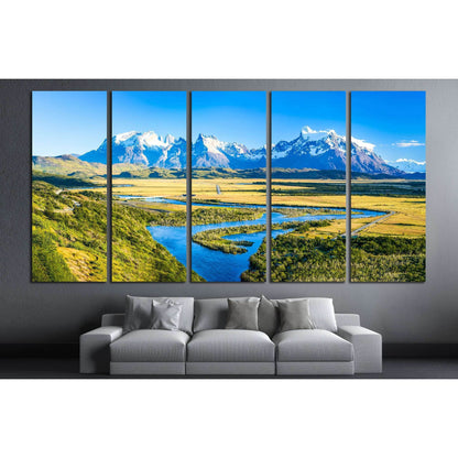 Mountain river valley panorama landscape №2912 Ready to Hang Canvas PrintCanvas art arrives ready to hang, with hanging accessories included and no additional framing required. Every canvas print is hand-crafted, made on-demand at our workshop and expertl