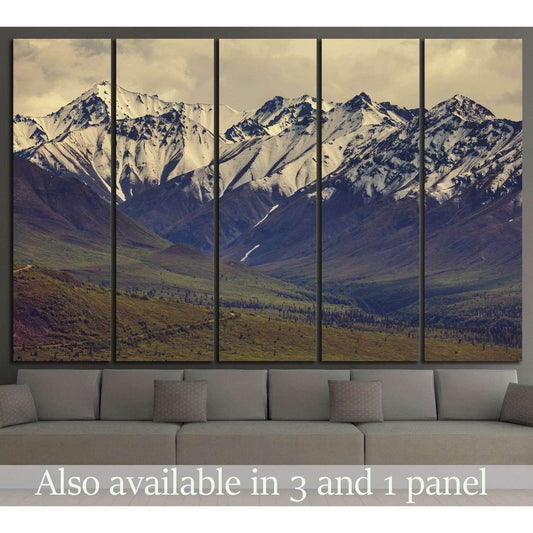 Mountains in Alaska №639 Ready to Hang Canvas PrintCanvas art arrives ready to hang, with hanging accessories included and no additional framing required. Every canvas print is hand-crafted, made on-demand at our workshop and expertly stretched around 100