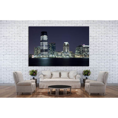 New Jersey and river Hudson in the night №1672 Ready to Hang Canvas PrintCanvas art arrives ready to hang, with hanging accessories included and no additional framing required. Every canvas print is hand-crafted, made on-demand at our workshop and expertl