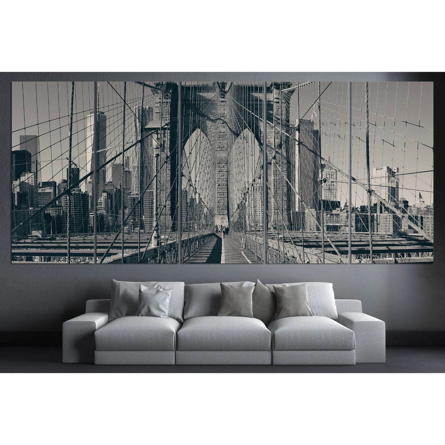 New York Brooklyn Bridge Canvas Art PrintDecorate your walls with a stunning New York Brooklyn Bridge Canvas Art Print from the world's largest art gallery. Choose from thousands of Brooklyn Bridge artworks with various sizing options. Choose your perfect