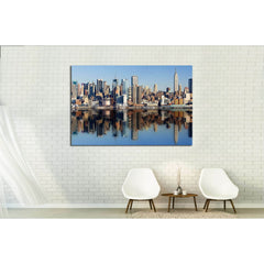 New York City №2580 Ready to Hang Canvas PrintCanvas art arrives ready to hang, with hanging accessories included and no additional framing required. Every canvas print is hand-crafted, made on-demand at our workshop and expertly stretched around 100% Nor