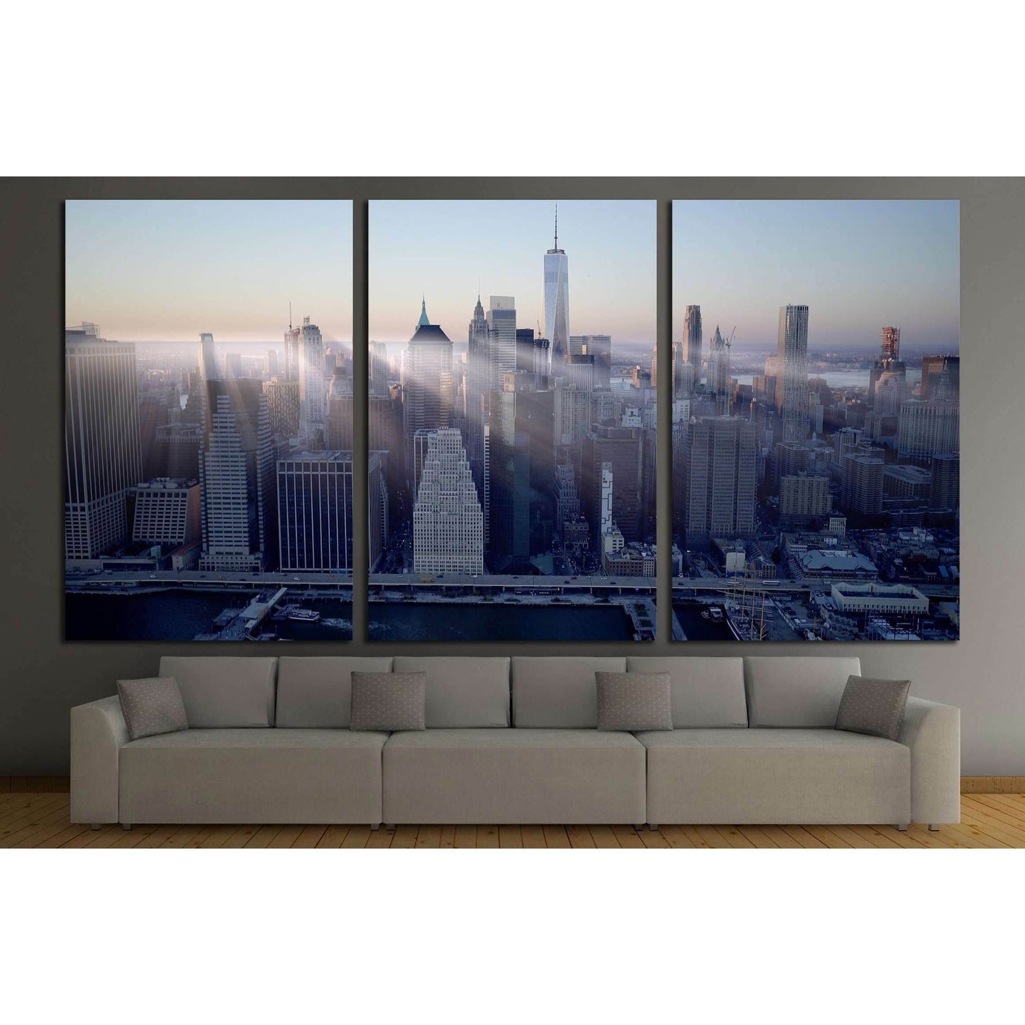 New York city skyline cityscape background №3048 Ready to Hang Canvas PrintCanvas art arrives ready to hang, with hanging accessories included and no additional framing required. Every canvas print is hand-crafted, made on-demand at our workshop and exper