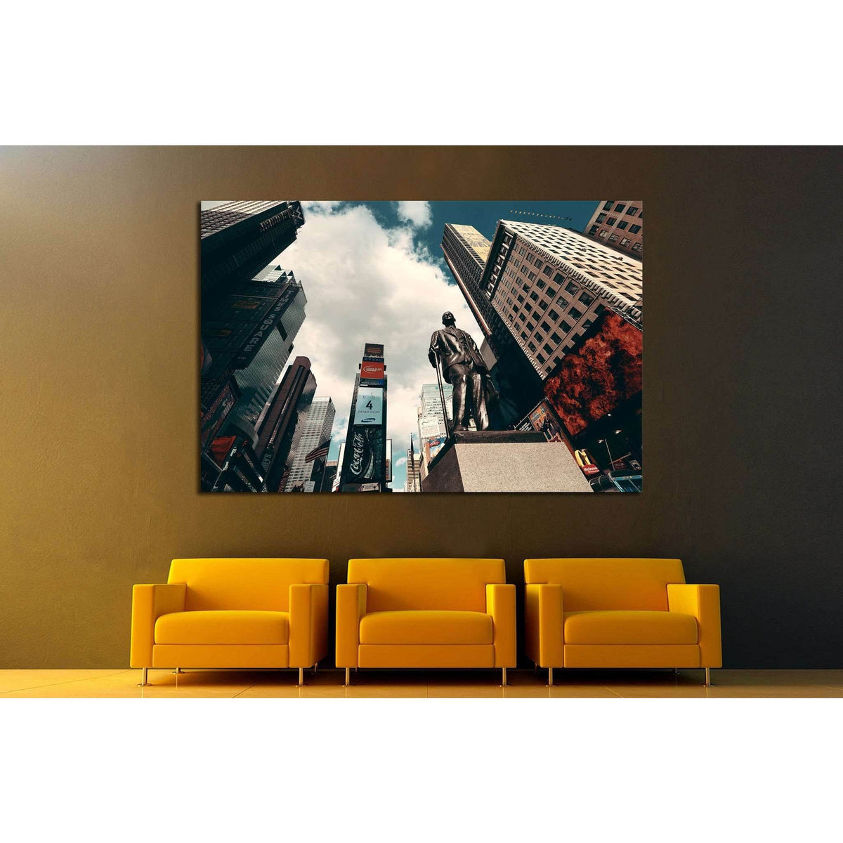 NEW YORK CITY, Times Square street, Manhattan, United States №2074 Ready to Hang Canvas PrintCanvas art arrives ready to hang, with hanging accessories included and no additional framing required. Every canvas print is hand-crafted, made on-demand at our
