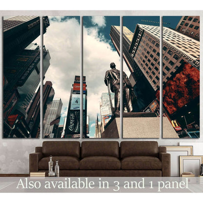 NEW YORK CITY, Times Square street, Manhattan, United States №2074 Ready to Hang Canvas PrintCanvas art arrives ready to hang, with hanging accessories included and no additional framing required. Every canvas print is hand-crafted, made on-demand at our