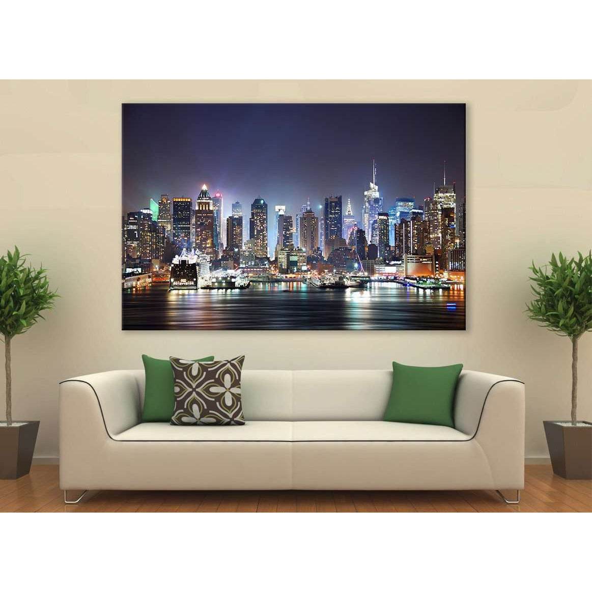 New York Cityscape №612 Ready to Hang Canvas PrintCanvas art arrives ready to hang, with hanging accessories included and no additional framing required. Every canvas print is hand-crafted, made on-demand at our workshop and expertly stretched around 100%