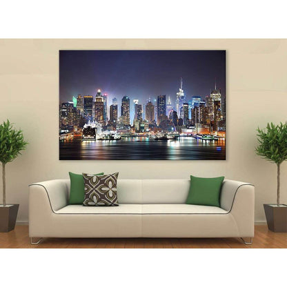 New York Cityscape №612 Ready to Hang Canvas PrintCanvas art arrives ready to hang, with hanging accessories included and no additional framing required. Every canvas print is hand-crafted, made on-demand at our workshop and expertly stretched around 100%