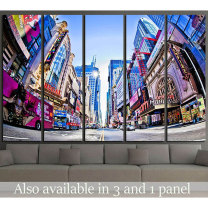 NEW YORK, Times Square and 42nd Stree №2267 Ready to Hang Canvas PrintCanvas art arrives ready to hang, with hanging accessories included and no additional framing required. Every canvas print is hand-crafted, made on-demand at our workshop and expertly s