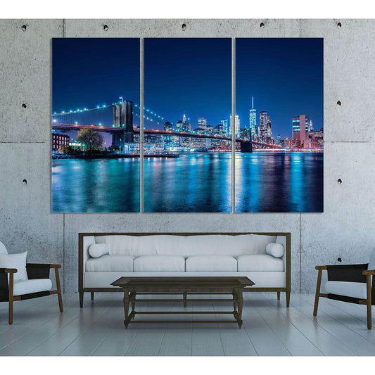 Brooklyn Bridge at Night Wall Decor SetDecorate your walls with a stunning Brooklyn Bridge Canvas Art Print from the world's largest art gallery. Choose from thousands of Brooklyn Bridge artworks with various sizing options. Choose your perfect art print