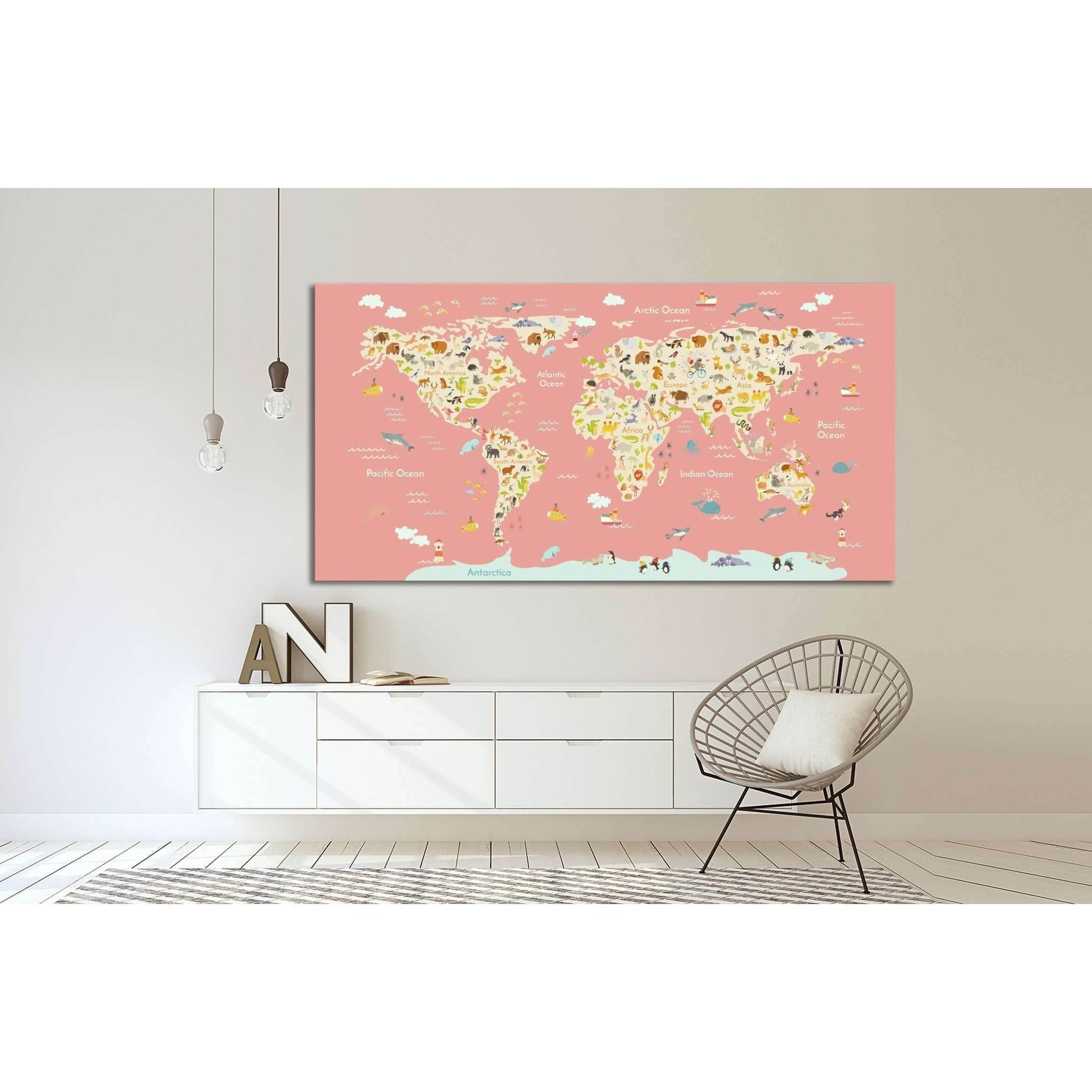 Peach nursery World Map Wall DecorDecorate your walls with a stunning Peach Nursery Map Canvas Art Print from the world's largest art gallery. Choose from thousands of Nursery map artworks with various sizing options. Choose your perfect art print to comp