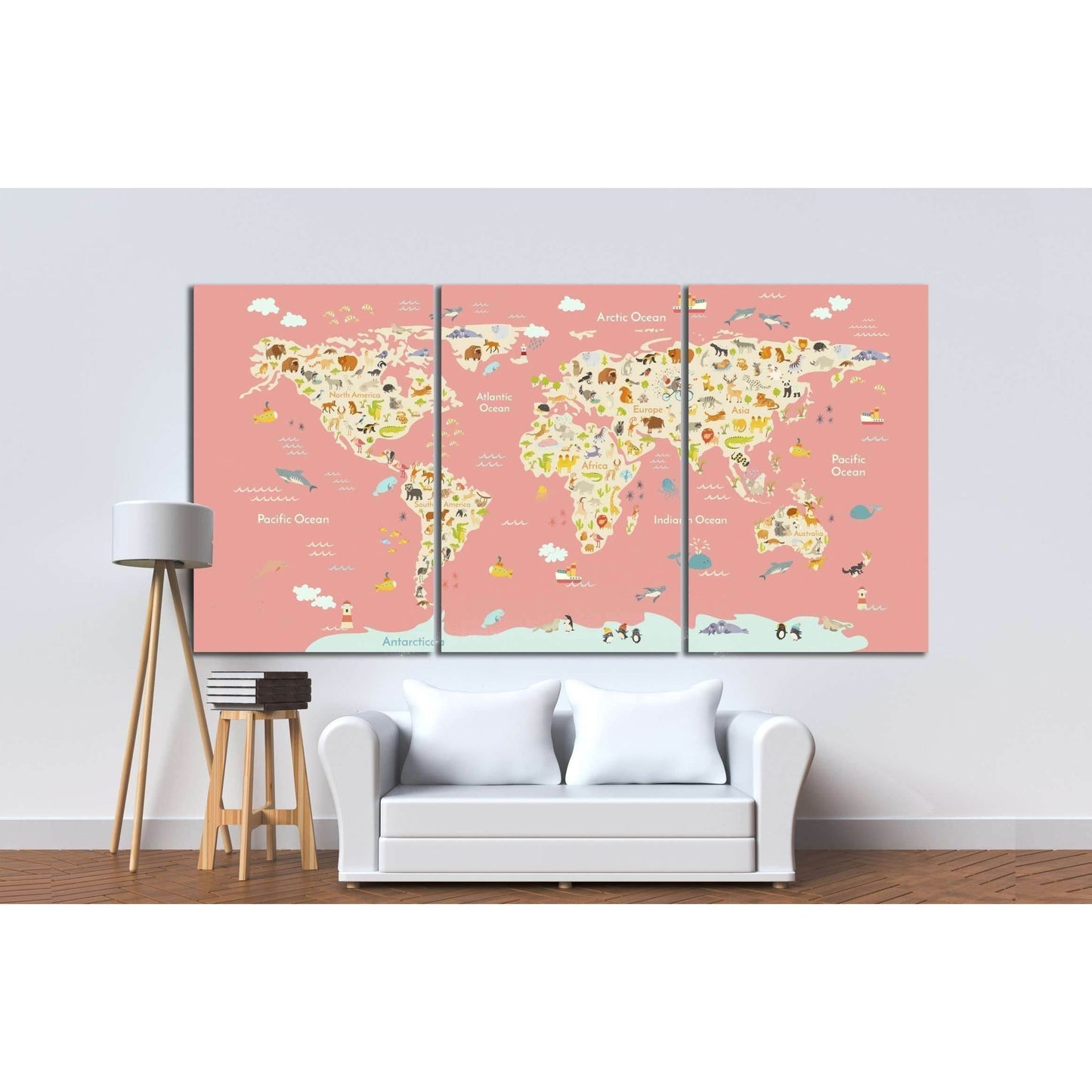 Peach nursery World Map Wall DecorDecorate your walls with a stunning Peach Nursery Map Canvas Art Print from the world's largest art gallery. Choose from thousands of Nursery map artworks with various sizing options. Choose your perfect art print to comp