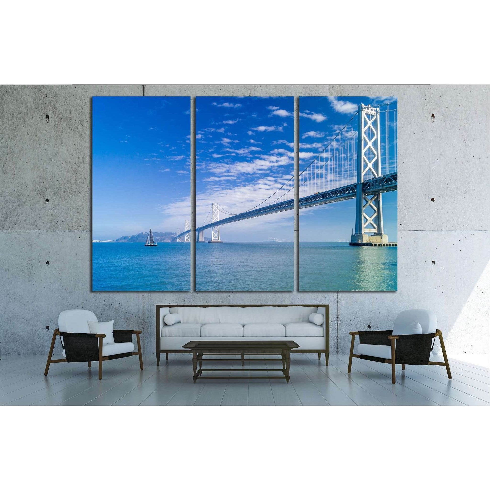 Oakland-bay Bridge, San Francisco №1640 Ready to Hang Canvas PrintCanvas art arrives ready to hang, with hanging accessories included and no additional framing required. Every canvas print is hand-crafted, made on-demand at our workshop and expertly stret